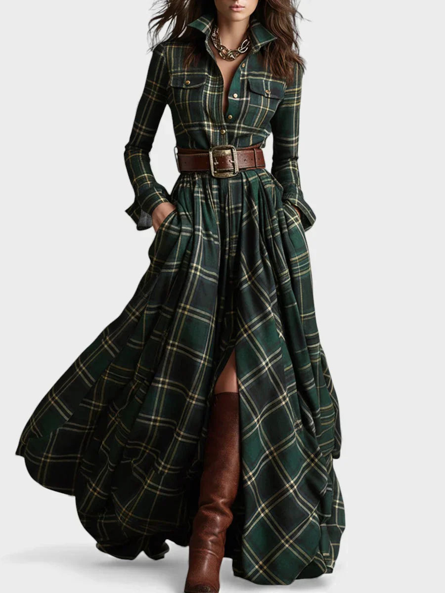 Céleste - Majestueuse Robe Chemise Rétro