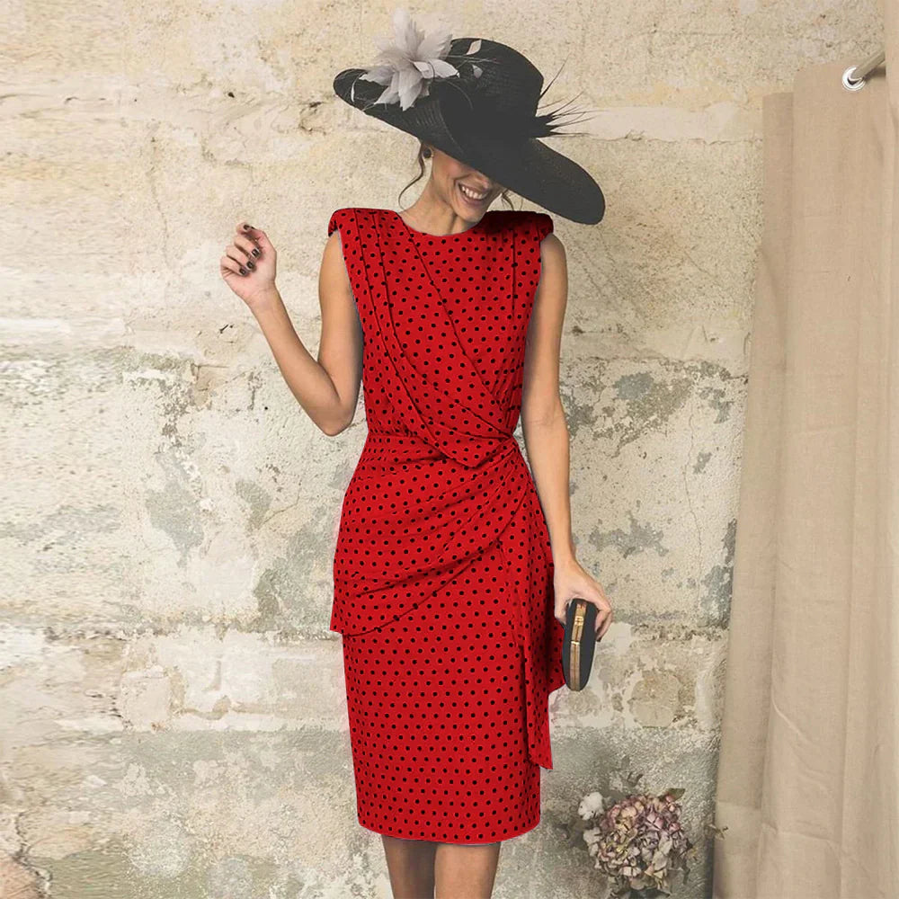 Carlota - Robe Midi Rétro Chic de Qualité Supérieure