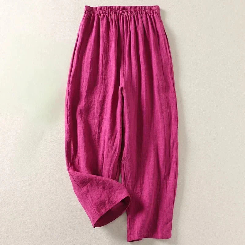 Dayana - Paquete de 5 Pantalones Ligeros de Lino