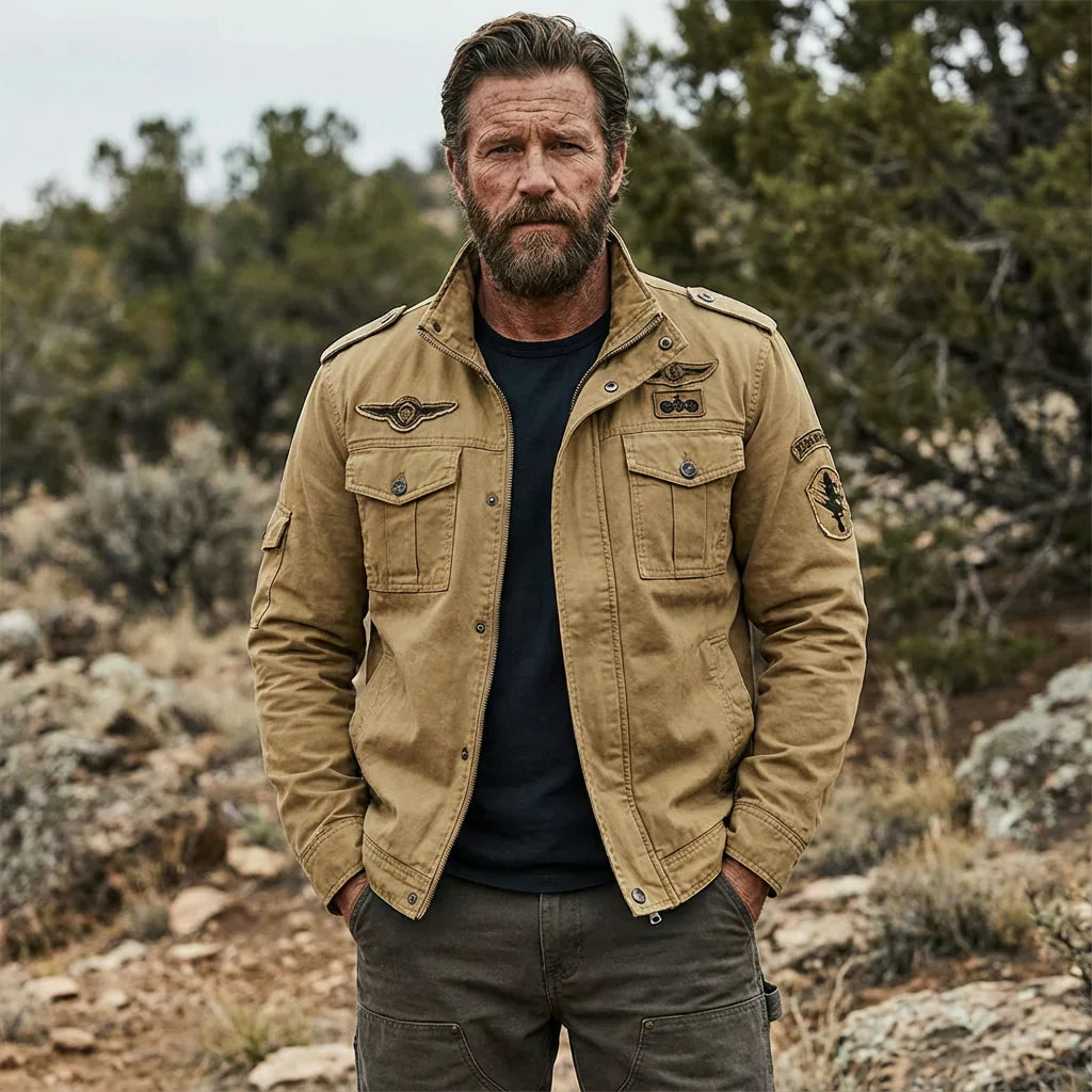 Cyrill - Veste Militaire Premium en Fibres Naturelles