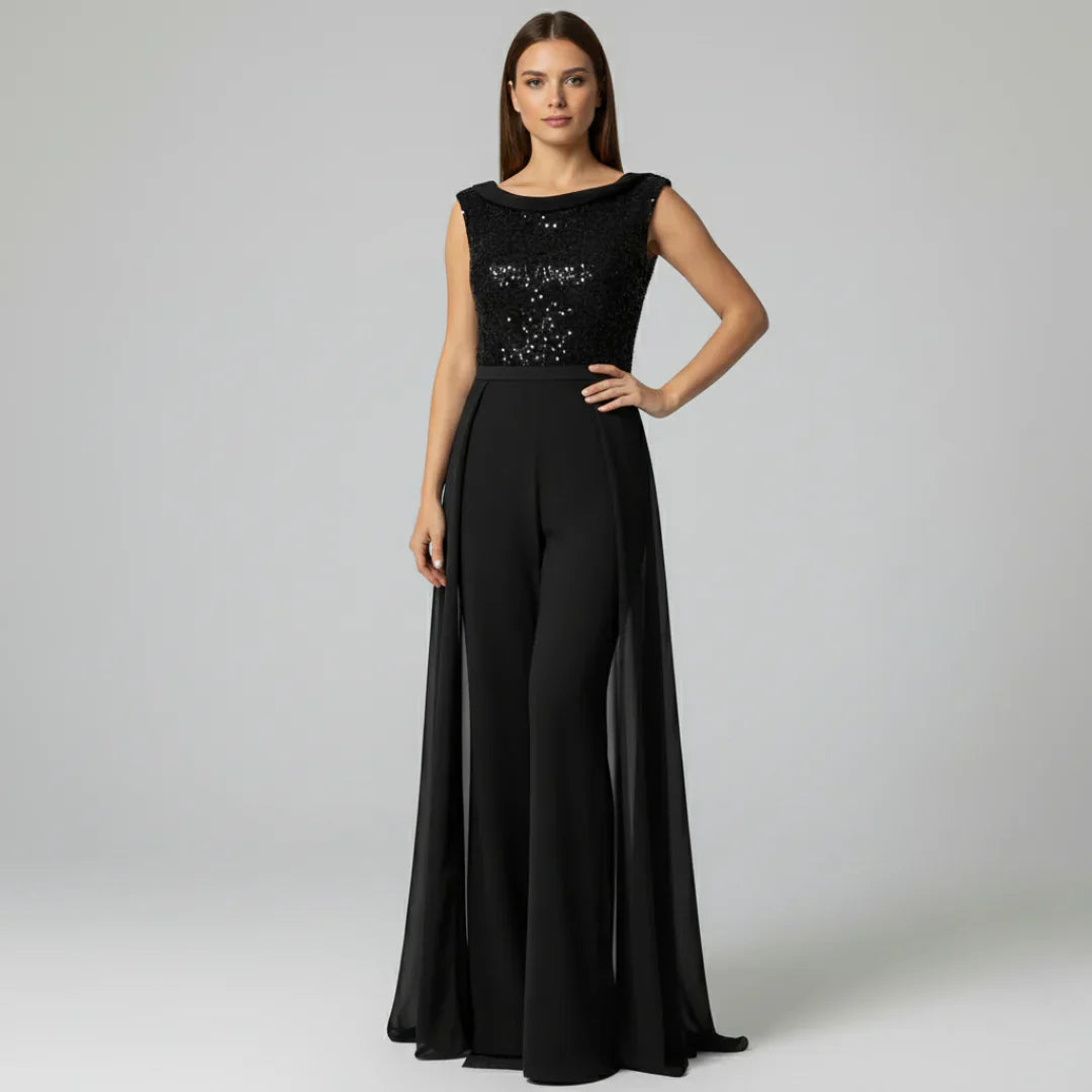 Jasmin - Combinaison Mi Robe Haute Couture
