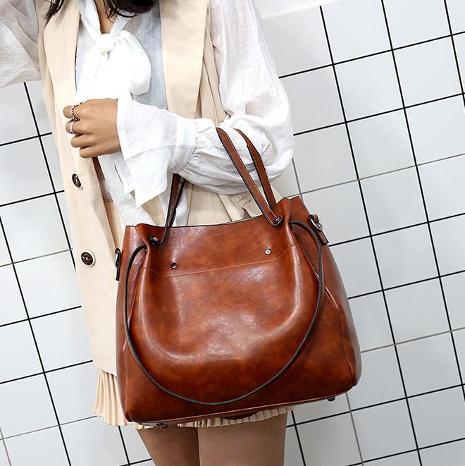 Gilda - Conjunto de Bolsos de Cuero 4pzs