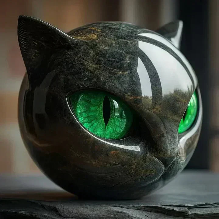 Cateye™ - Mystická Socha Mačacej Hlavy