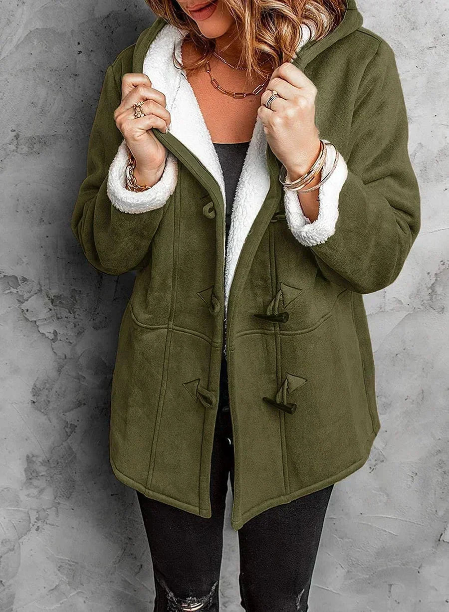 Lindora - Manteau Vintage Ultra Doux Automne et Hiver