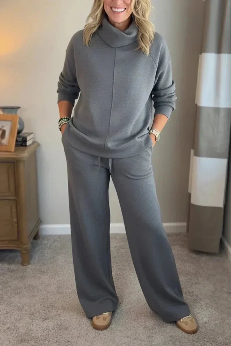 Petia - Ensemble Complet Pull et Pantalon Décontracté