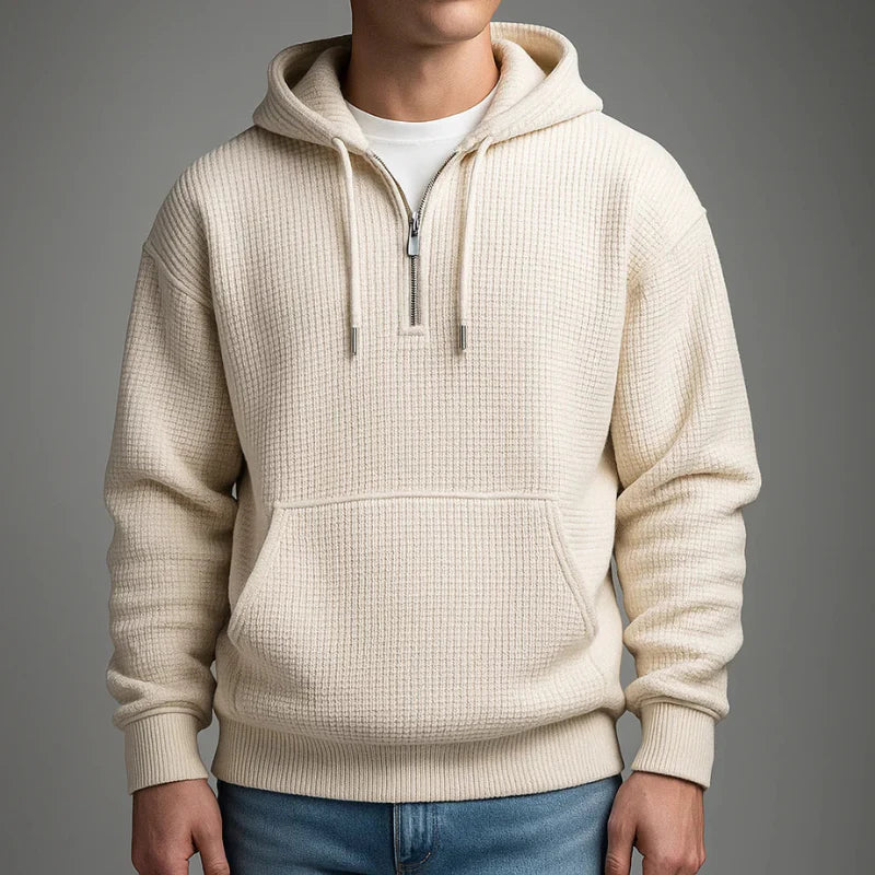 Mihran - Sweat à Capuche en Coton Gaufré