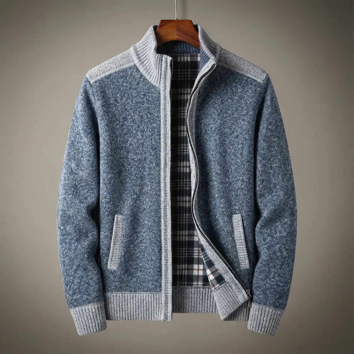 Timothé - Gilet Zippé en Maille d'Exception