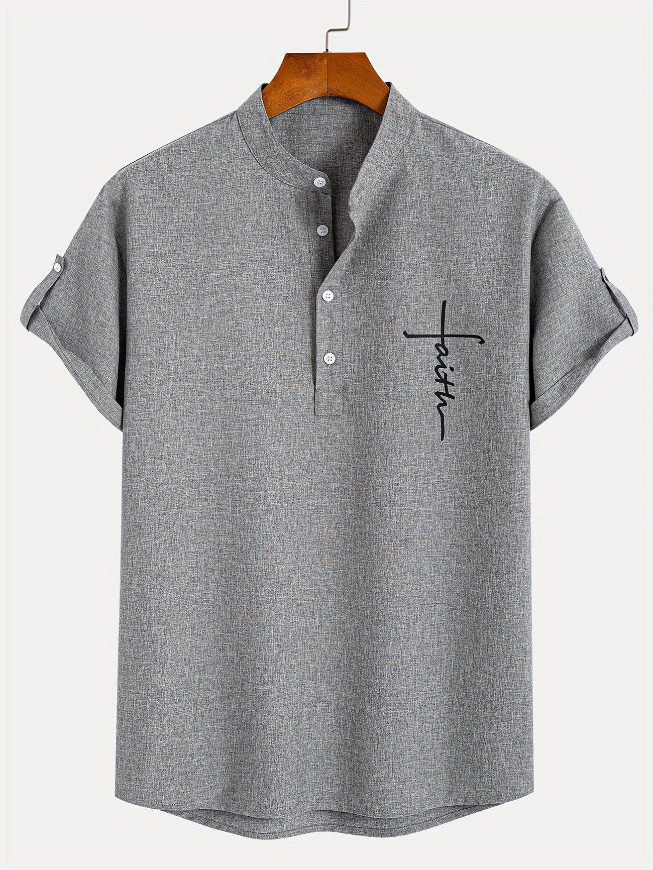 Cristiano - Camisa de Manga Corta "Faith" para Hombre