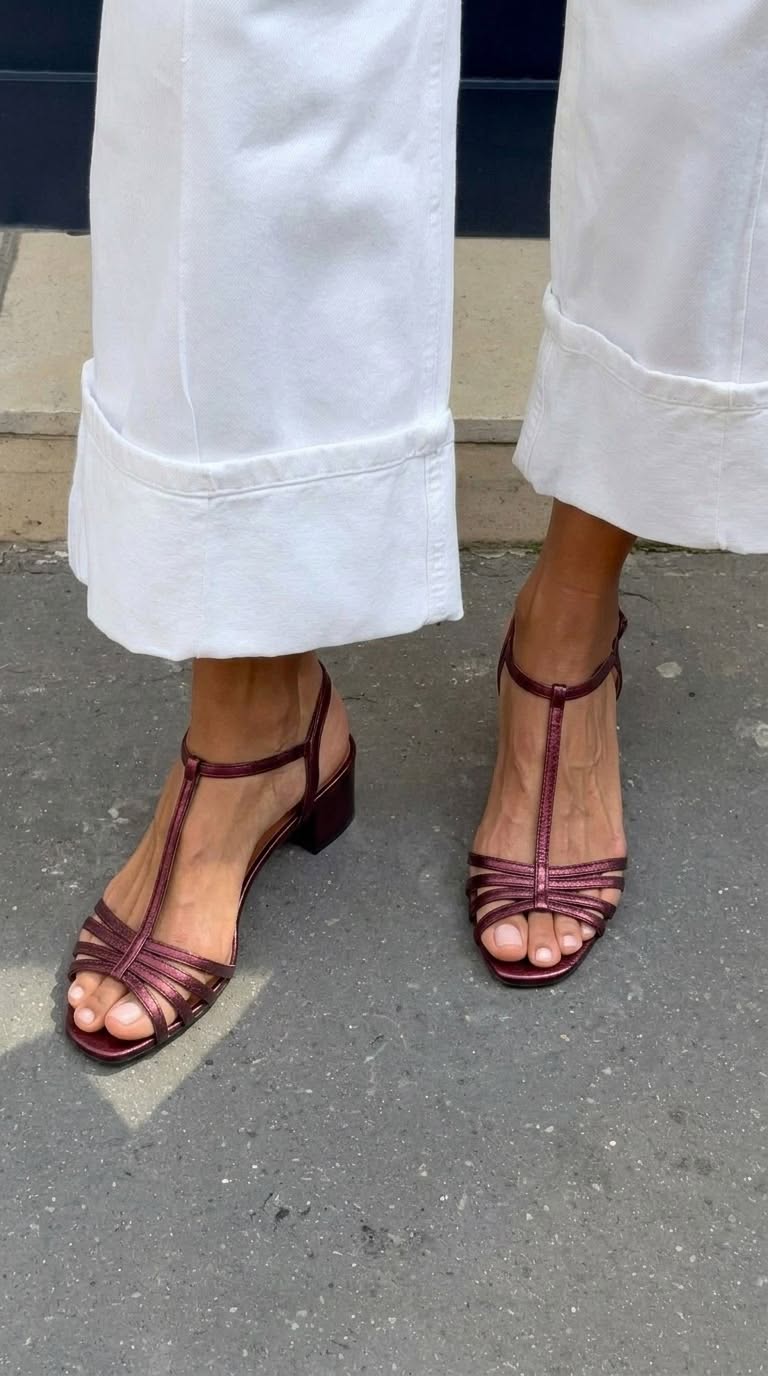 Ysaline - Sandalias Bajas Refinadas Femeninas