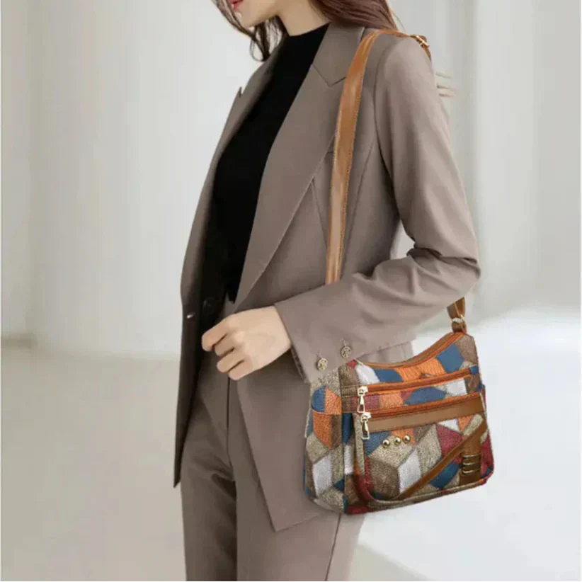 Allegra & Giulia - Elegante Håndlavede Læder Crossbody Tasker