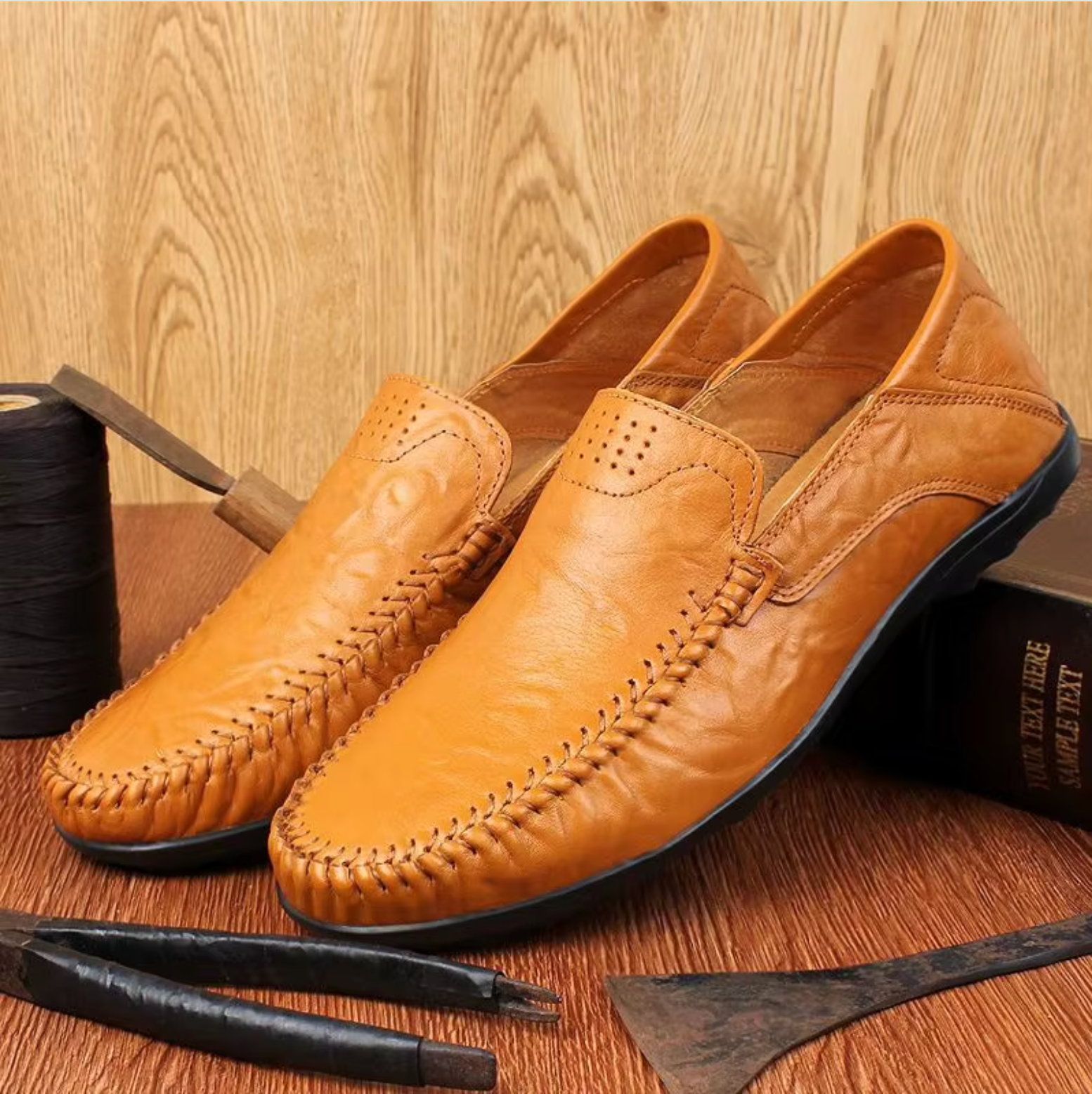 Misha - Mocassins Qualité Italienne en Cuir