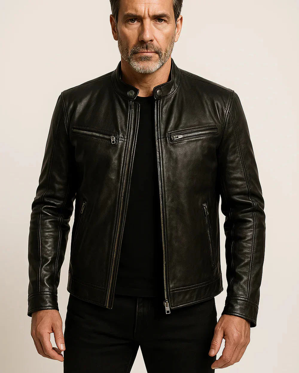 Edmond - Chaqueta de Cuero Atemporal