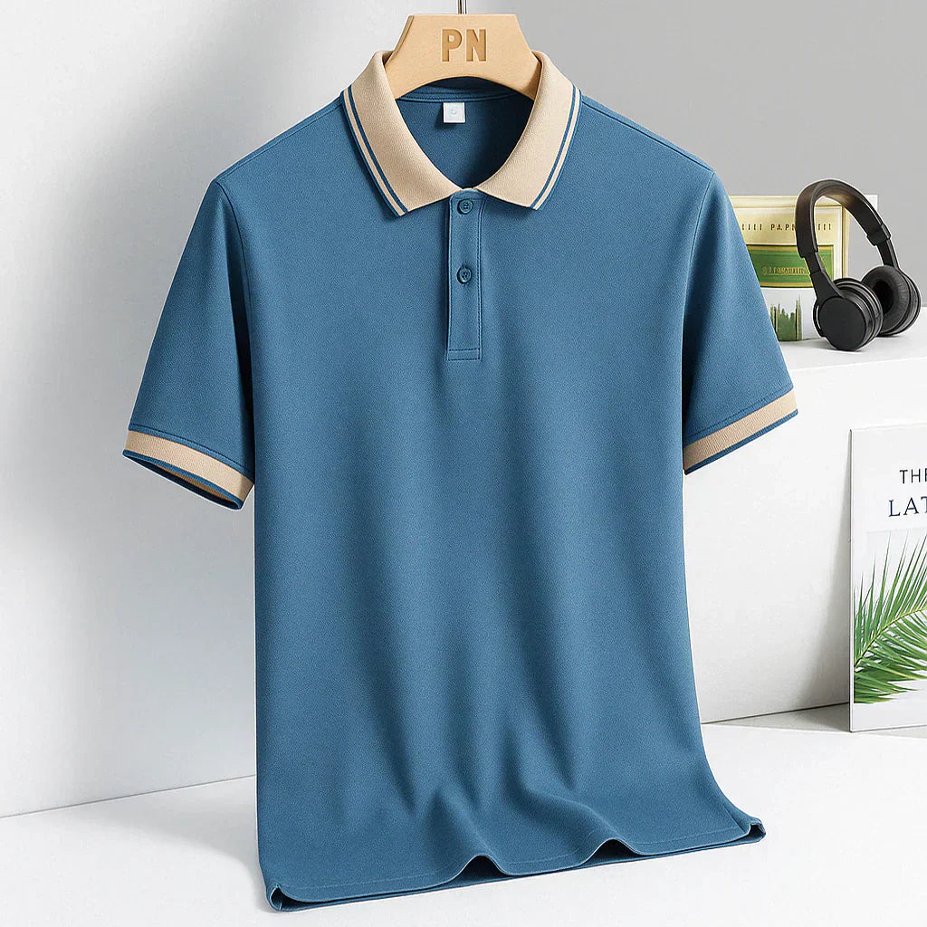 Celian - Lussuosa Polo con Dettagli Dorati