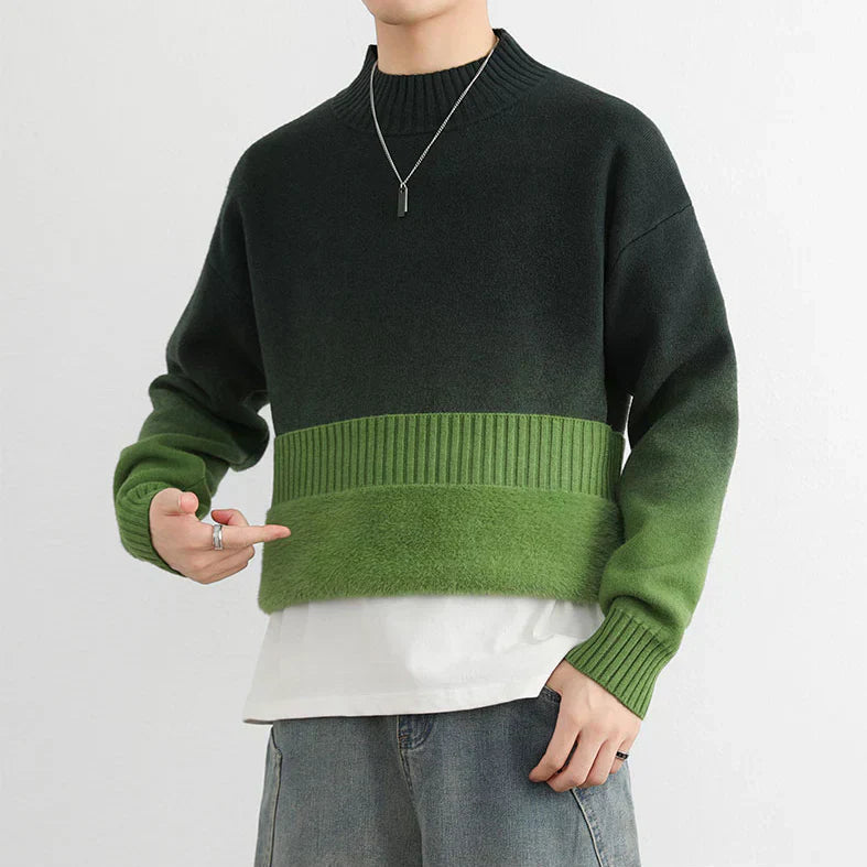Johan - Pull en Laine Ombré Doublure Polaire