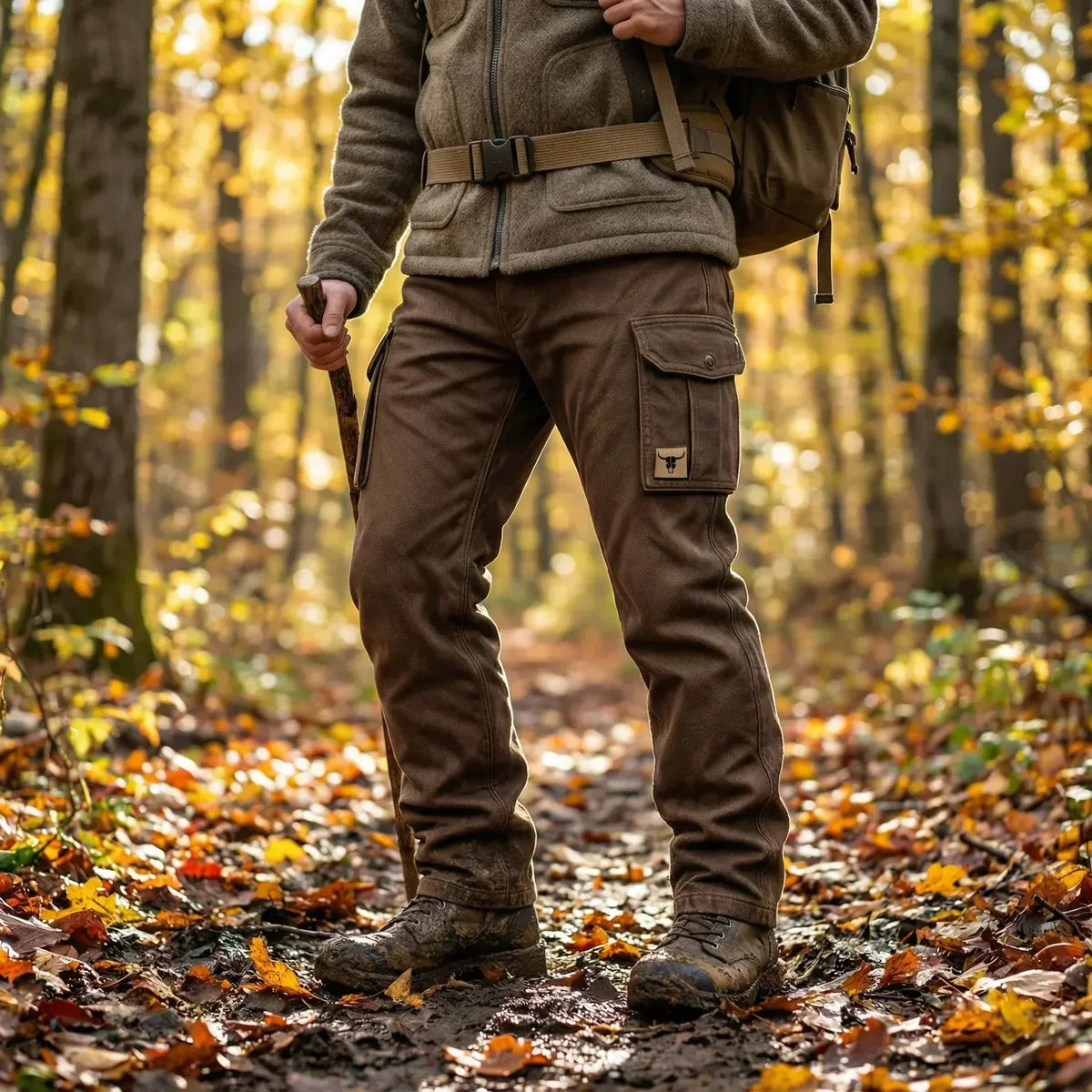 Dean - Pantalón Cargo Versátil de Algodón Reforzado Resistente