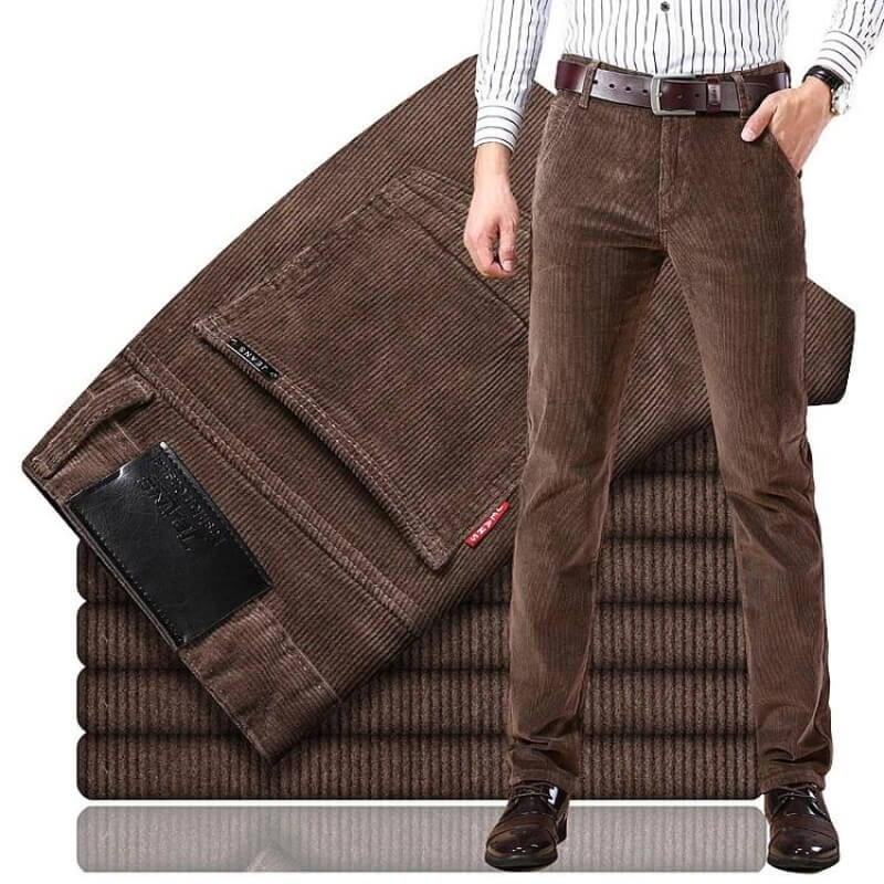 Romero - Pantalon en Velours Côtelé Chaud et Elégant