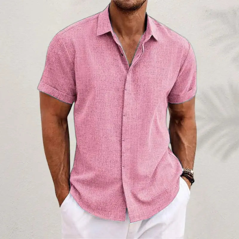 Davis - Camisa de Lino Básica 2026