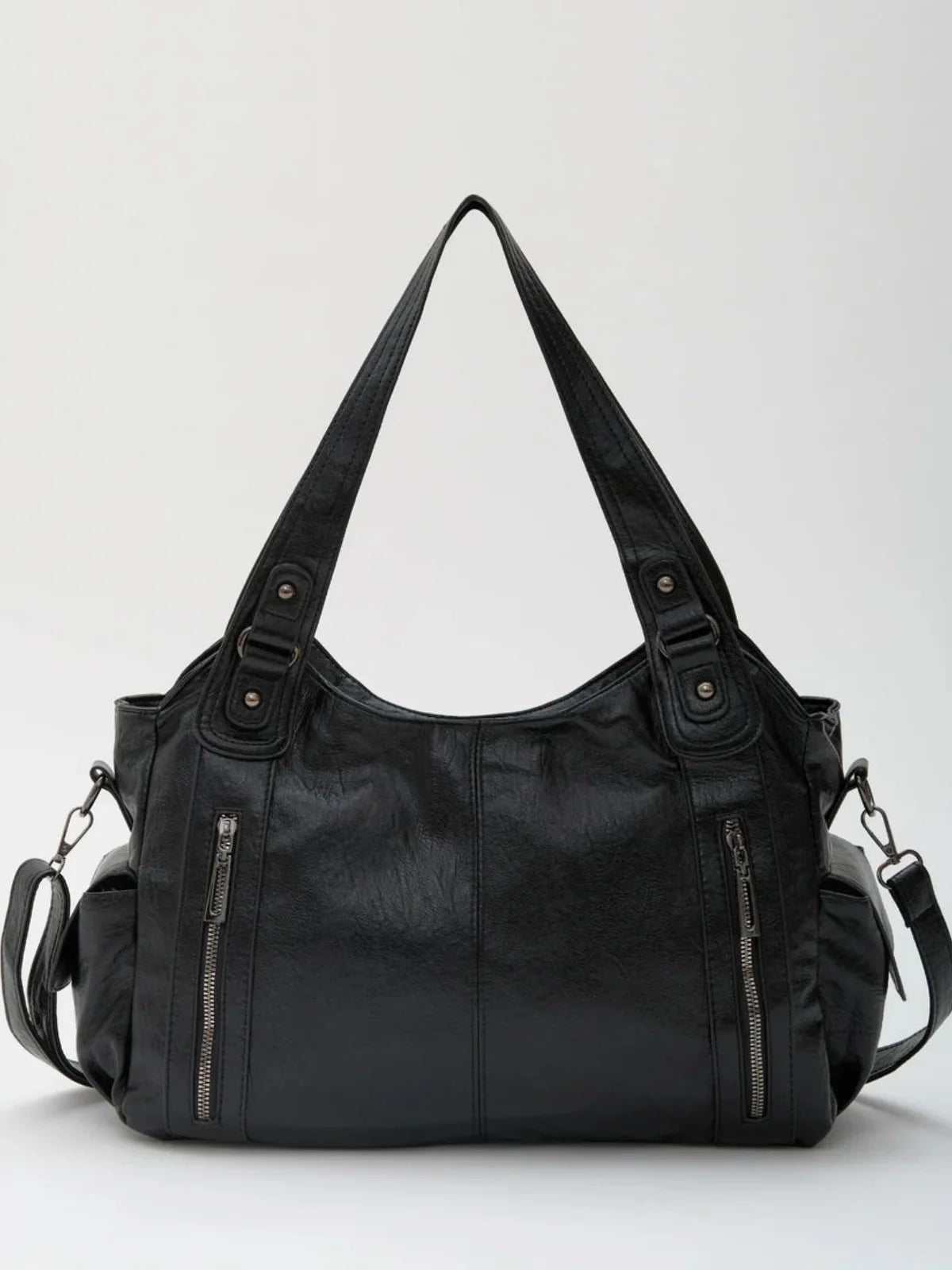 Talya - Bolso de Mano Retro de Cuero Artesanal