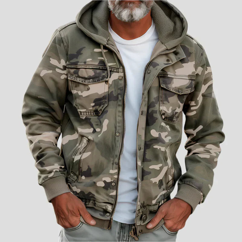 Gilbert - Chaqueta Con Capucha Estilo Militar