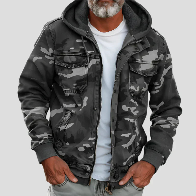 Gilbert - Chaqueta Con Capucha Estilo Militar