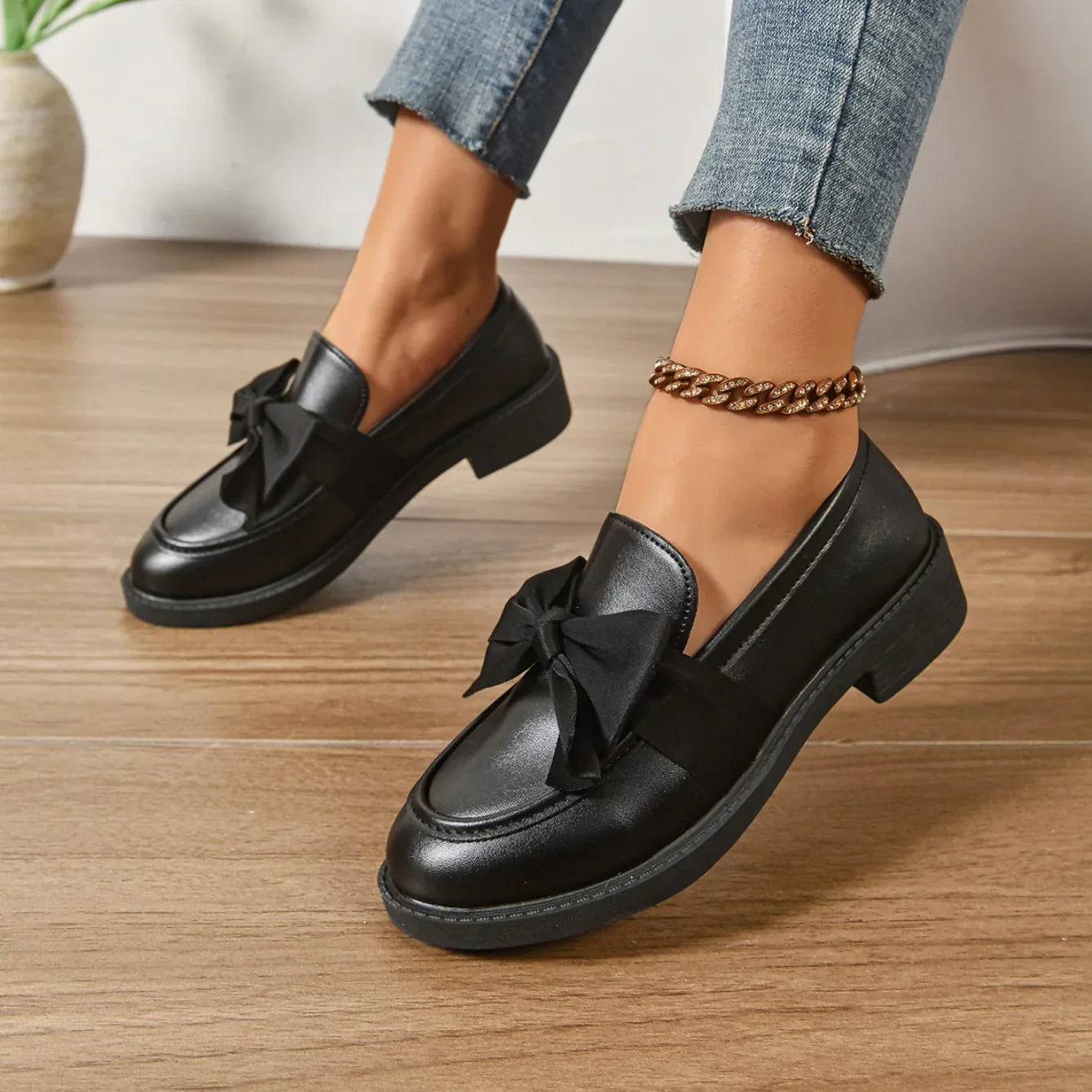 Syuzi - Mocassins Vernis à Nœud Plateforme Confort