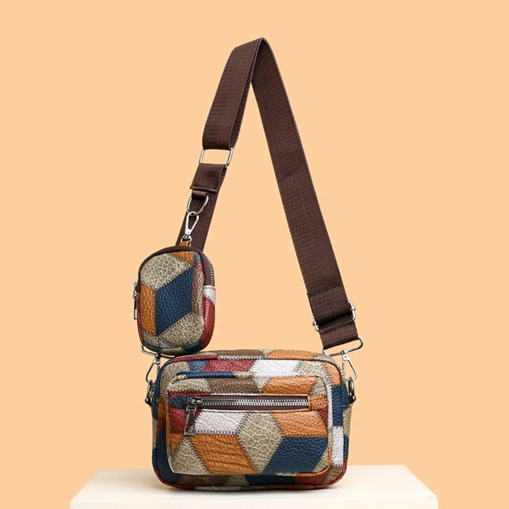 Caia - Elegant Håndlavet Læder Crossbody Taske