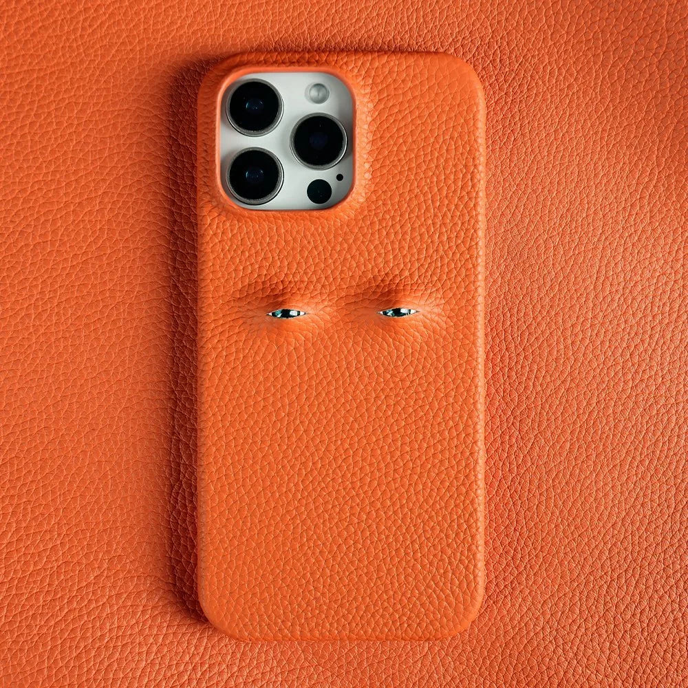 iGuard™ - Coque Observatrice en Cuir iPhone