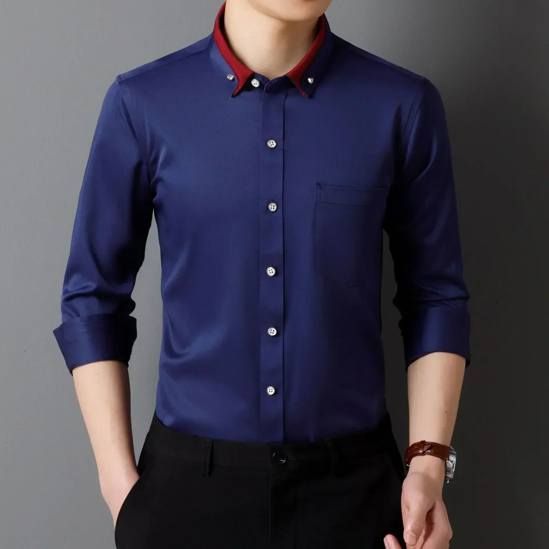 Valdo - Chemise Classique Manches Longues