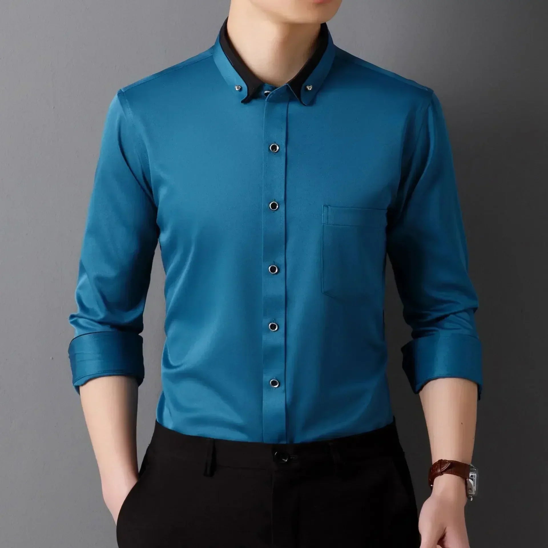 Valdo - Chemise Classique Manches Longues