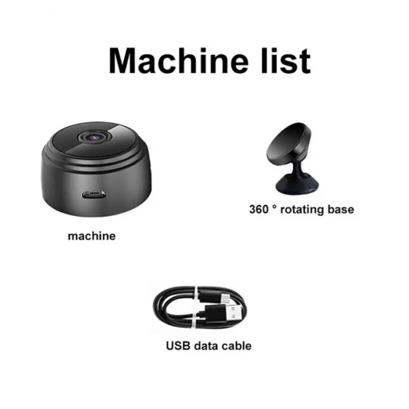 Minojo® Mini Caméra de Surveillance sans fil Wifi