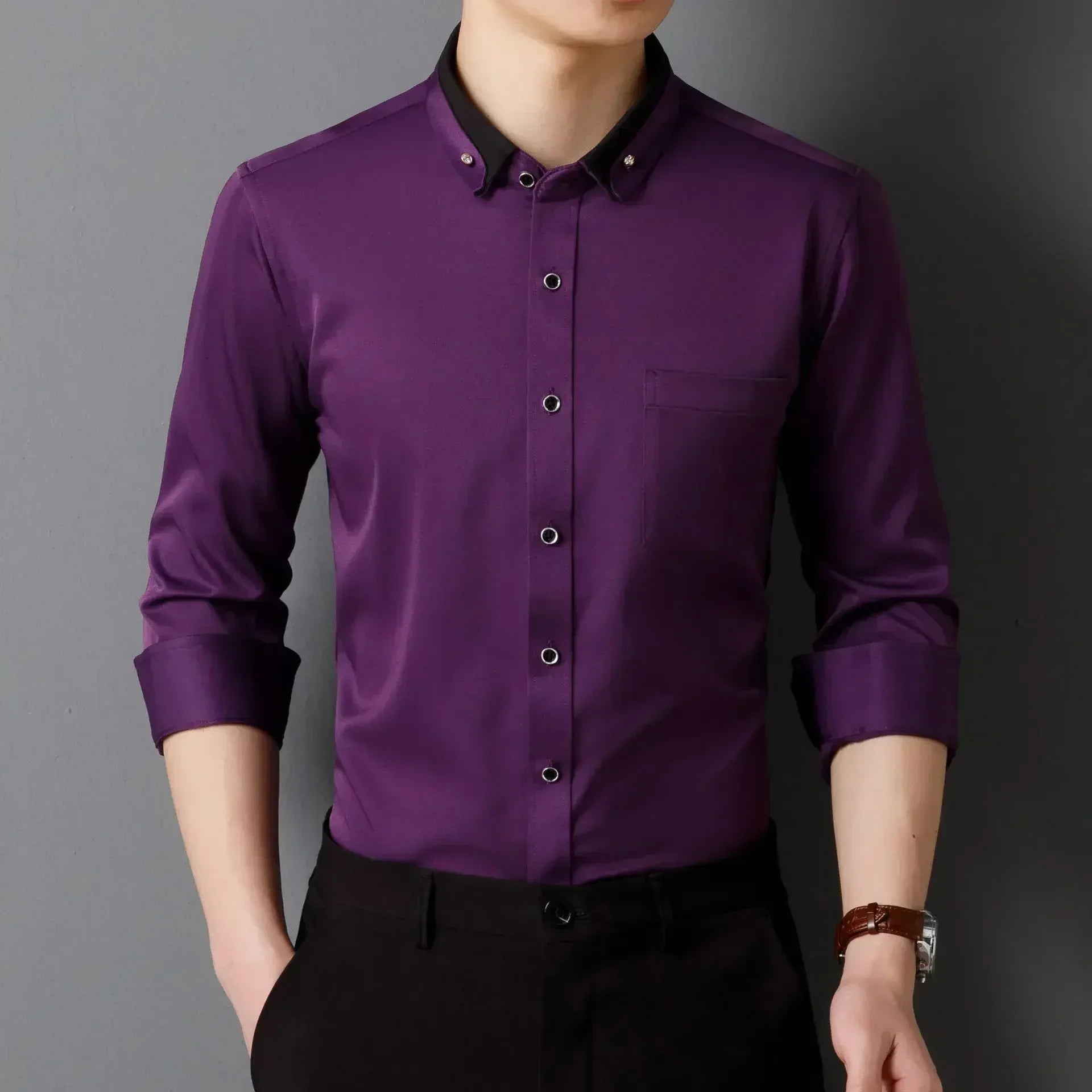 Valdo - Chemise Classique Manches Longues