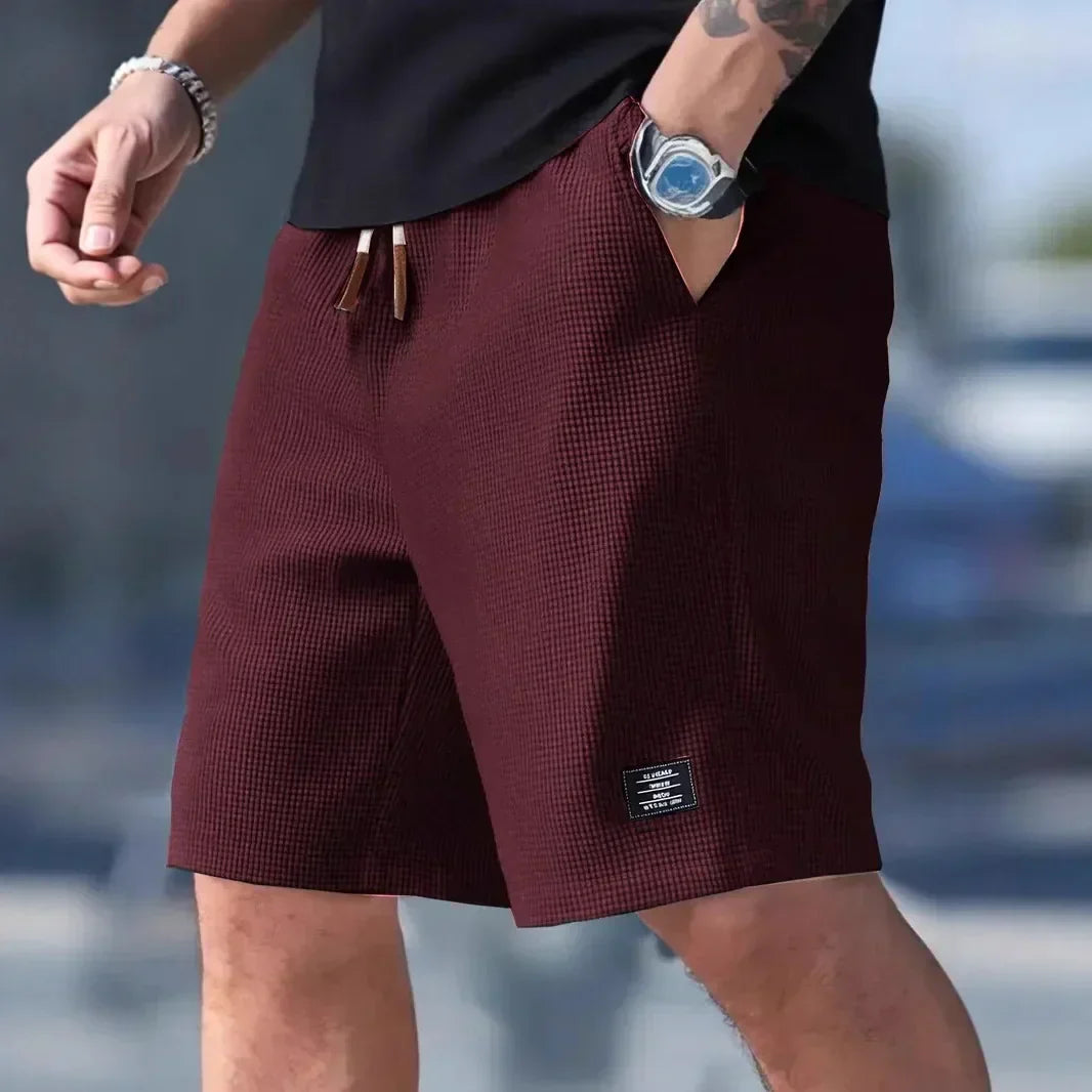 Aronis - Shorts Premium Transpirables con Textura
