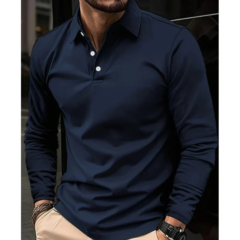 Enzo - Polo Coton Premium Manches Longues