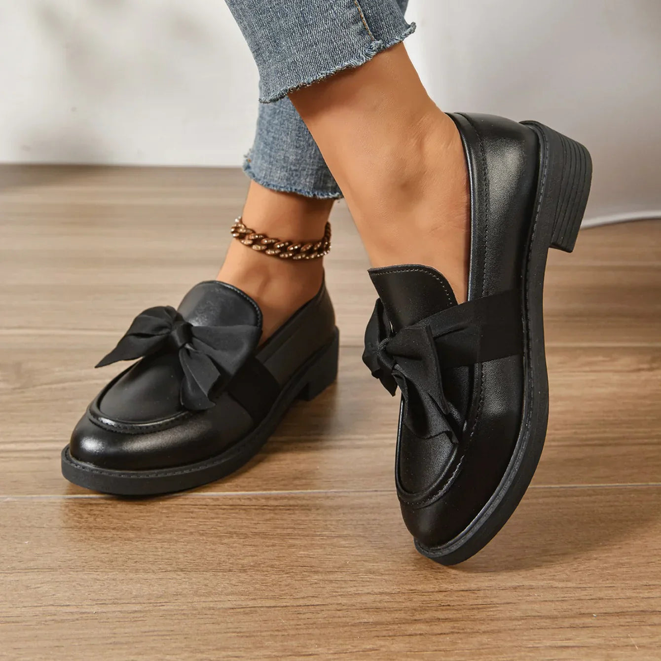 Syuzi - Mocassins Vernis à Nœud Plateforme Confort
