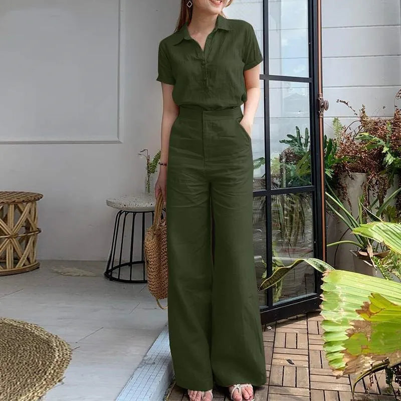 Nathalie - Ensemble Uni 2pcs Tendance