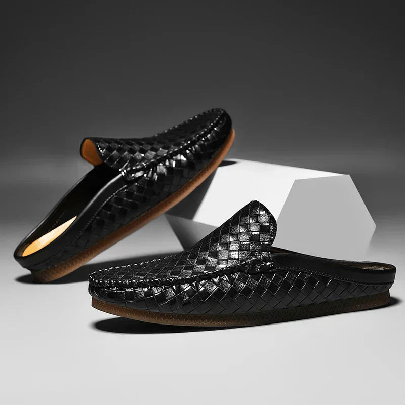 Stanislas - Elegante Lædermules i Mokkasinstil