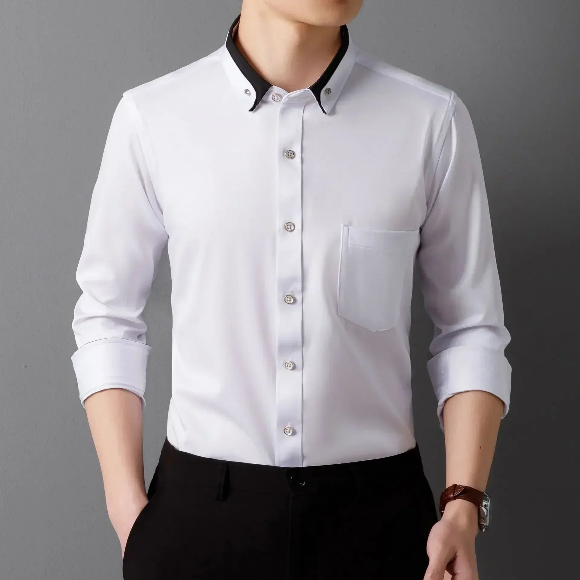 Valdo - Chemise Classique Manches Longues