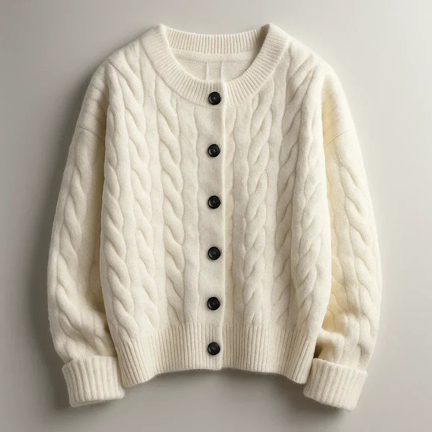 Lohan - Cardigan Chic en Maille Torsadé