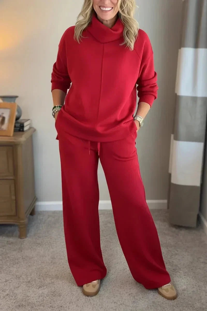 Petia - Ensemble Complet Pull et Pantalon Décontracté