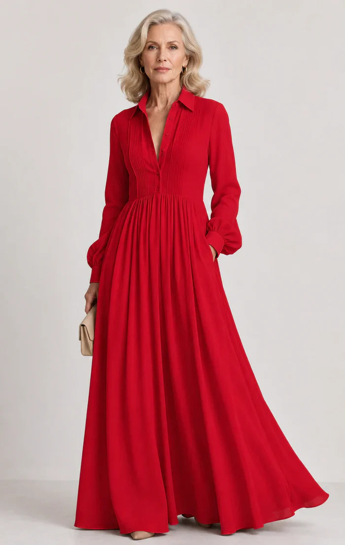Lioren - Vestido Camisero Fluido y Sofisticado