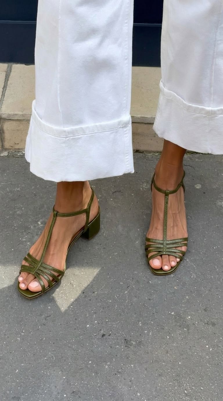Ysaline - Sandalias Bajas Refinadas Femeninas