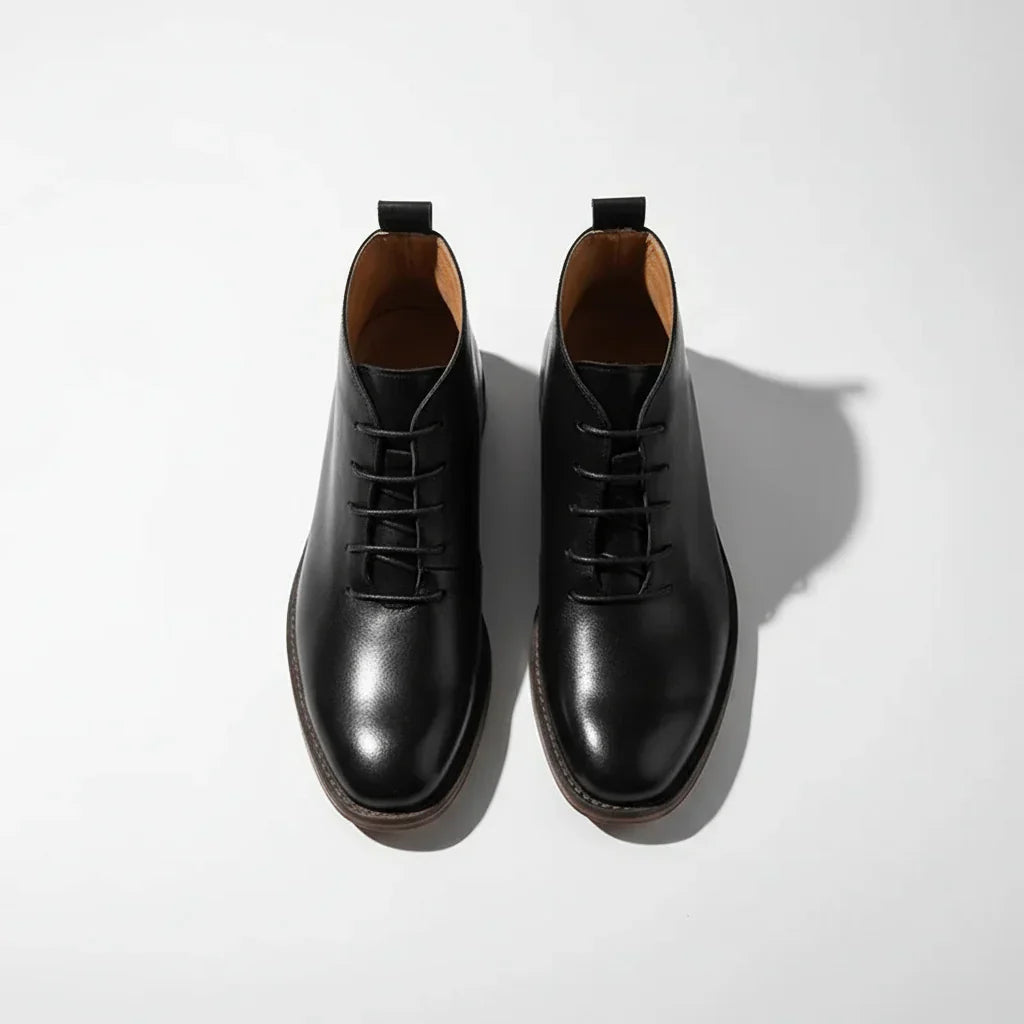 Robbin - Botas De Cuero Hechas A Mano Con Cuero Natural
