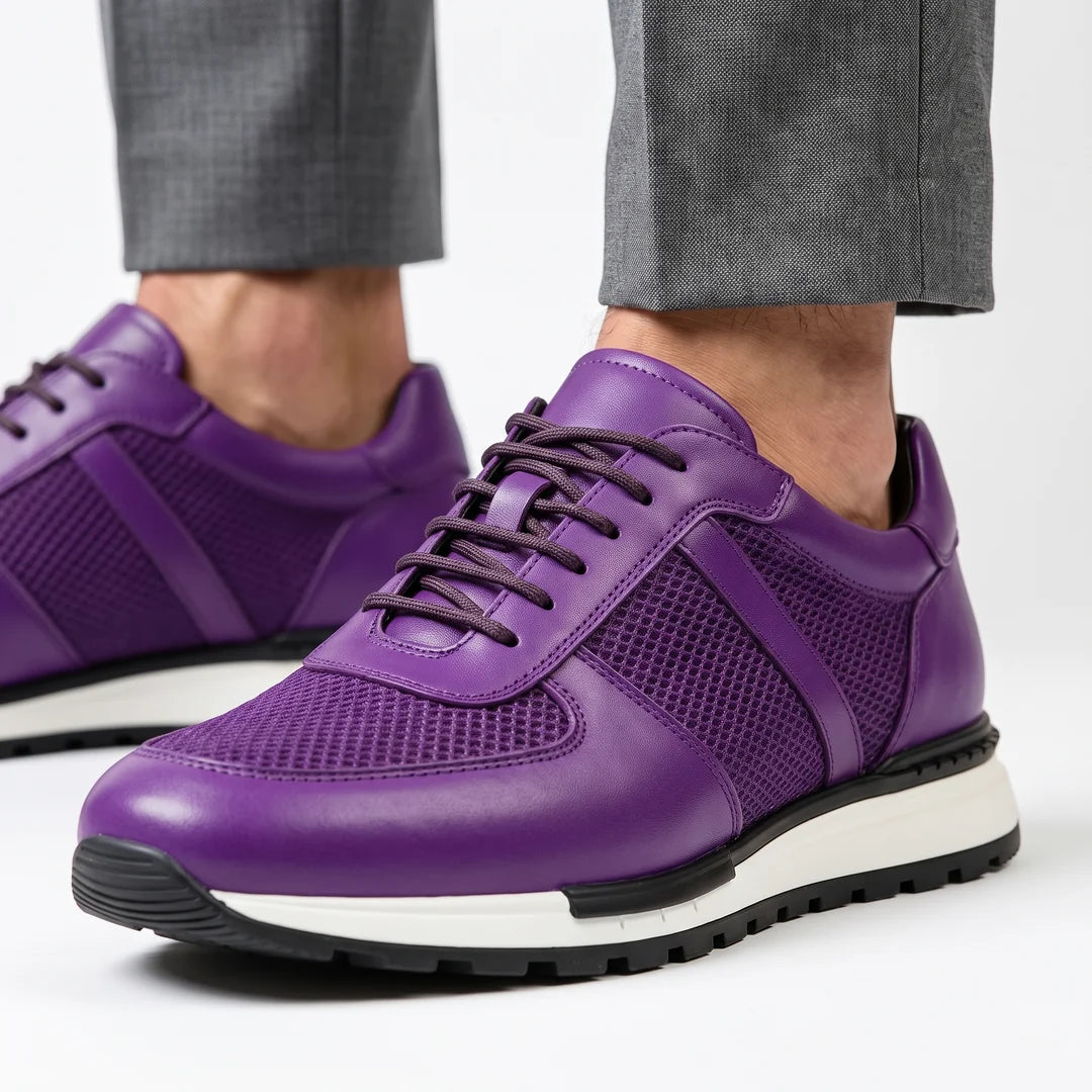 Nils - Zapatillas Masculinas Cómodas Ortopédicas de Cuero