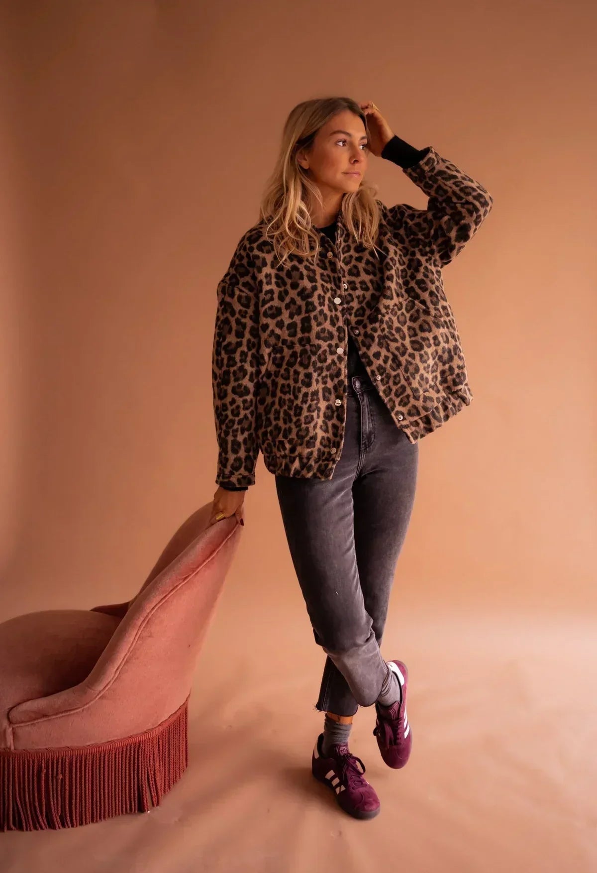 Vicky - Trendová Leopardia Bunda Prémiovej Kvality