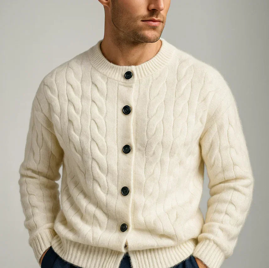 Lohan - Cardigan Chic en Maille Torsadé