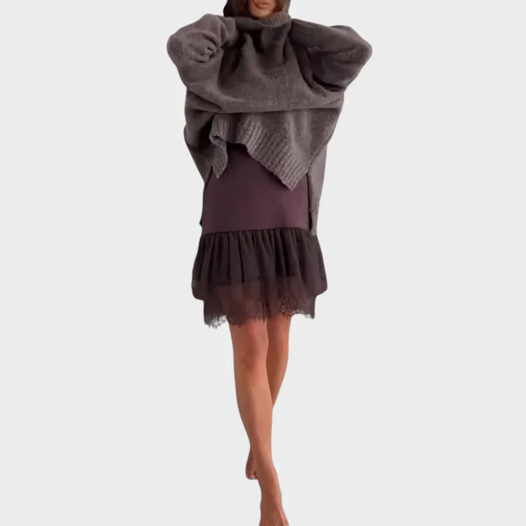 Barbary - Ensemble 2pcs Pull et Robe Superposable
