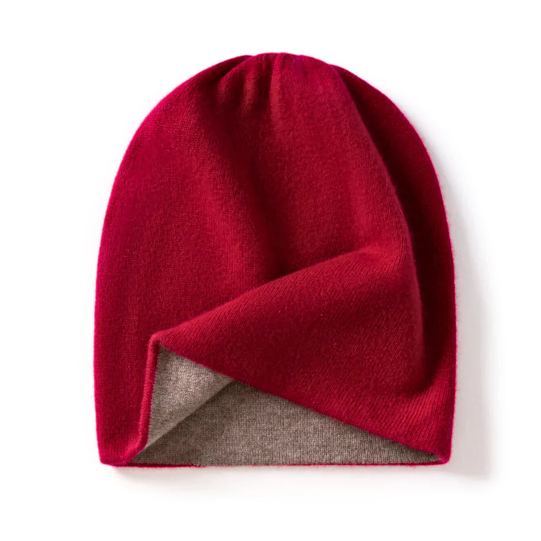 Payne - Bonnet en Cachemire Réversible Ultra Doux