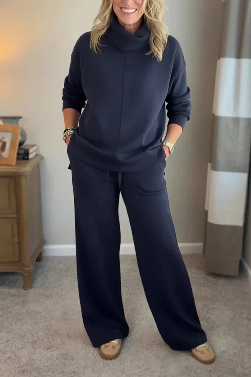 Petia - Ensemble Complet Pull et Pantalon Décontracté