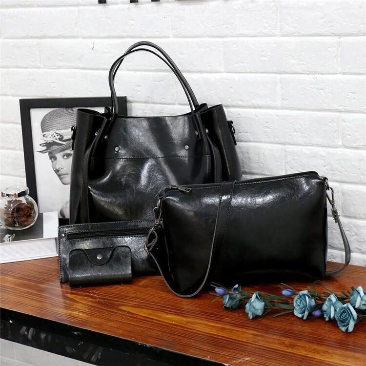 Gilda - Conjunto de Bolsos de Cuero 4pzs