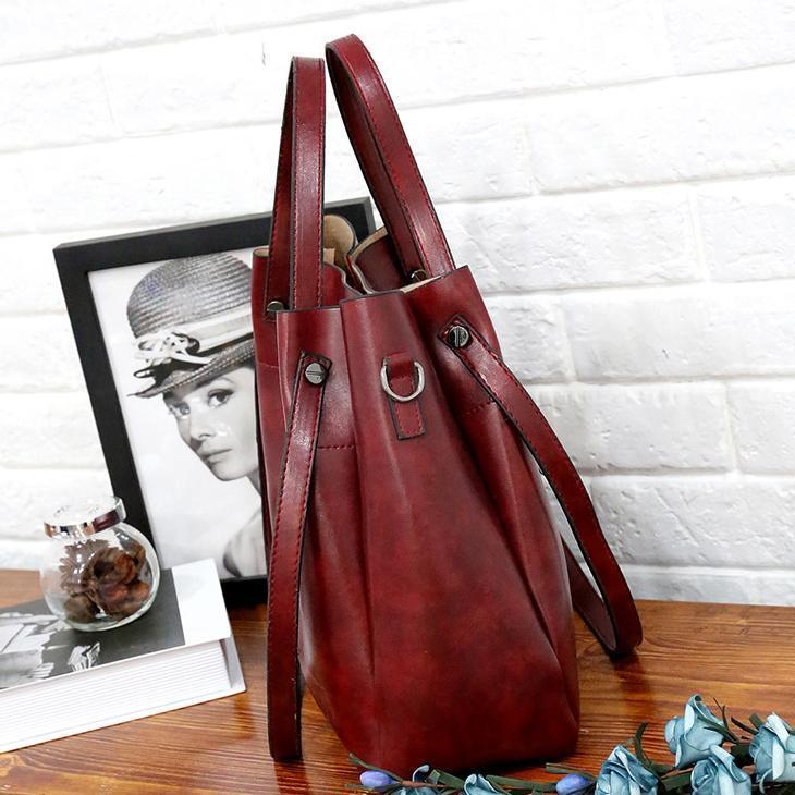 Gilda - Conjunto de Bolsos de Cuero 4pzs